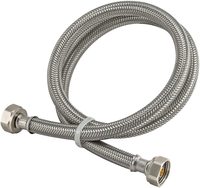 Tuyau de plomberie flexible avec revêtement tressé en acier inoxydable, connecteur d'eau durable pour les systèmes d'eau résidentiels