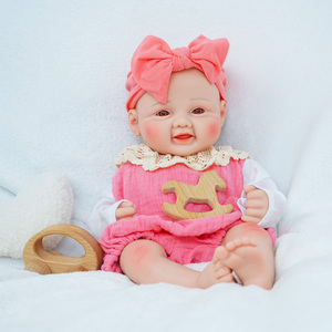 Real suave puro silicona dulce niña recién nacida muñeca bebé Reborn silicona sólida para compañía diaria - Product Image 6
