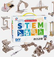 Luckykoo Kit de Construcción de Ingeniería en Madera, Kit de Proyectos para Laboratorio Escolar, Kit Educativo de Ciencias para Niños