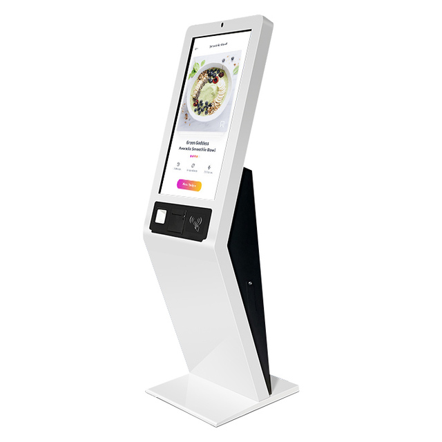Indoor 32inch Floor Standing Self Service Credit Card Payment Machine LCD Kiosks