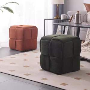 Taburete de almacenamiento de terciopelo multicolor de lujo moderno para sala de estar, pasillo y dormitorio, venta al por mayor de fábrica - Product Image 5