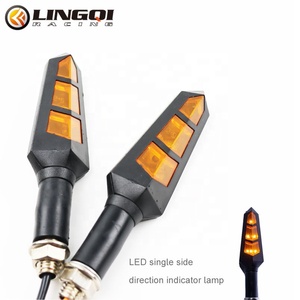 Système d'éclairage de moto LING <span class=keywords><strong>QI</strong></span>, clignotants avant et arrière ambre pour moto de rue, moto tout-terrain, moto de cross - Product Image 2