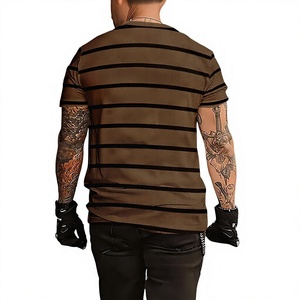 Men's Casual T-Shirt Short Sleeve O-Neck Digital Print Beach Surf Design Regular Fit 100% Cotton Jersey Breathable Front Custom - Product Image 5