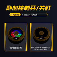 Dissipateur thermique pour téléphone et tablette F36, 18W, grande surface, refroidissement forcé, adhésif magnétique, éclairage RGB coloré, haute efficacité