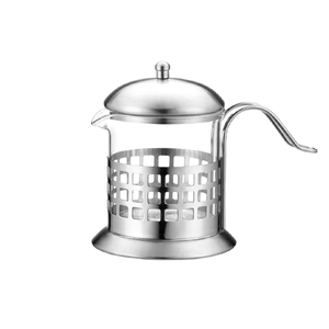 Nuova Caffettiera in Metallo con Caraffa in Vetro Borosilicato, Macchina per Caffè, Tè ed Espresso - Product Image 3
