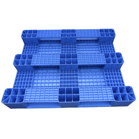 Palés de plástico de Parte superior plana con tubos de acero almacenamiento en frío palé de plástico higiénico