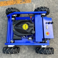 Portable petite Mini roues tondeuse à gazon 7.5HP 9.5HP essence jardin télécommande roues tondeuse à gazon avec moteur EPA EURO V