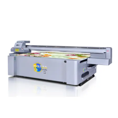תעשייתי גדול פורמט 2d 3d UV מדפסת שטוחה דיגיטלי הזרקת דיו, רצפת קיר מכונת דפוס, צבעים, טקסטיל, קרמיקה