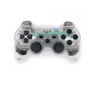 Control de Videojuegos Inalámbrico Transparente con Bluetooth, con Motor de Vibración, Joystick para PC