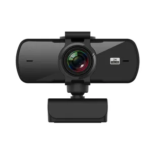 Kamera Webcam 2K Oem/Odm, Kamera Web 1080P 2K 4K Usb Full Hd PC Komputer dengan Mikrofon