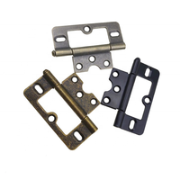 Charnières papillon en acier pour porte en bois, finition laiton foncé, charnières pliantes anciennes de 2 pouces, vente en gros du fabricant