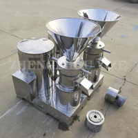 Broyeur d'arachides automatique en acier inoxydable d'Afrique du Sud Moulin colloïdal Machine à pâte d'arachide Machine à fabriquer du beurre d'arachide