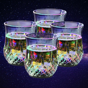 Vasos Luminosos de 7 oz con Luz LED RGB Multicolor, Cristal Tallado Intermitente para Bodas, Fiestas, Bares, Discotecas y Cumpleaños - Product Image 4