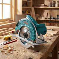 Scie circulaire robuste 235 mm 2000 W, scie électrique filaire pour la découpe de bois, de planchers, de contreplaqué, de feuilles, pour la construction, le bricolage et l'atelier