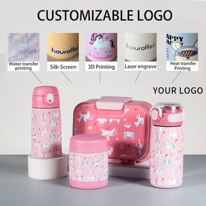 <b>Bento</b> <b>Lunch</b> <b>Boxes</b> Set for <b>Kids</b> | Leak-Proof BPA-Free Designs with Cartoon Characters & Compartments Food Containers Set - Product Image 3