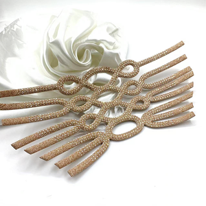 Tali Sepatu Berkilau Kustom dengan Aksesoris Gesper dan Aksesoris Berlian Imitasi untuk Sepatu - Product Image 4