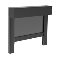 Système d'obturation extérieur personnalisable avec serrure | Pare-soleil et antivol pour entrepôts pour couvercle de cassette 120*120