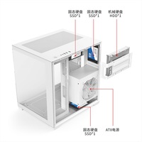 Custom Gaming PC Computer Case Bag Mid Tower Micro ATX Case Glass Front and Side Panel Pc Cabinet