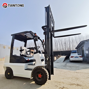 2.5 Ton Mini Elektrikli Forklift Akülü 4 Tekerlekli Hidrolik İstifleyici Çiftlik Restoran Depo Malzeme Taşıma İçin - Product Image 6