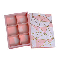 Boîte de présentation et d'emballage en papier d'art avec séparateur pour biscuits au chocolat, gâteaux de lune et biscuits de naissance, Nouvelle Chine
