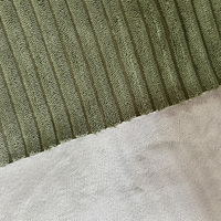 Tissu d'ameublement rayé en velours côtelé 2.5 Wales, tissé pour canapé, textiles de maison sur mesure, 340 g/m² uni