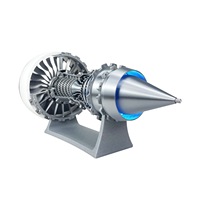 Vente chaude 1/24 Échelle A380/TR900 Avion Turbofan Moteur Modèle Haute Qualité Collection Moderne Bootable Ornement pour Anniversaire