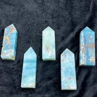 Vente en gros de cristaux d'Amazonite naturels polis sculptés en forme de tour, objets artisanaux pour la maison, les cadeaux de mariage et les cadeaux d'occasion spéciale