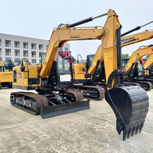 Bon prix sur une nouvelle excavatrice sur chenilles SY95C de 9,5 tonnes, vérin hydraulique avec 1 an de garantie/moteur Kama - Product Image 1