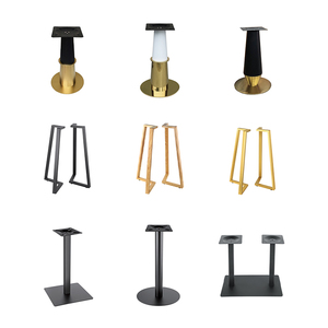 Pata de Base de hierro fundido Industrial de acero resistente, muebles de escritorio, marco de pies para oficina, café, comedor, patas de mesa de <span class=keywords><strong>Metal</strong></span> - Product Image 4