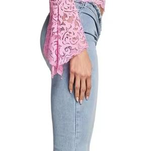 Jeans de Verano 2025 de Tiro Bajo para Mujer, Ajustados y Sexys, 100% Algodón, Vintage, Lavado Ácido, Desgastados, Acampanados para Damas - Product Image 4