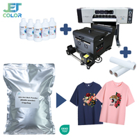 Poudre thermofusible TPU Jetcolor Premium 1kg haute température blanche 80-200 pour transfert thermique DTF pour impression sur T-shirt CE