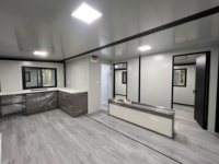 Maison conteneur préfabriquée extensible 20Ft 30Ft 40Ft, prête en 3 heures, 3 4 5 chambres, mobile, clé en main, villa, cabane