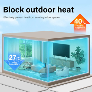 فيلم طاقة شمسية فضي رؤية * 30 م اتجاه واحد تجاري 1 طبقة كربون نافذة زجاجية للبناء الشمسي - Product Image 4