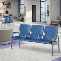 Chaises d'attente modernes hybrides en acier pour hôpitaux et écoles – Durables, écologiques, portables – Offres de gros