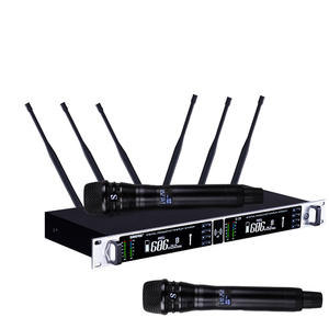 G-26 Six Antennas 800m Effective Distance True Diversity Receiving Handheld Metal Wireless <b>Microphone</b> Noise Cancelling for - Product Image 1