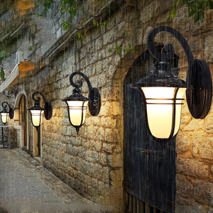 Lámpara de Pared Exterior de Latón con LED Blanco Cálido, Pantalla de Vidrio, IP66, AC 220V, Sensor de Movimiento, Energía Solar, Garantía de 10 Años, Iluminación de Jardín - Product Image 6