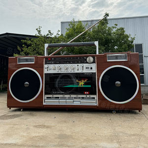 Extérieur Mobile Rock DJ Sound Recorder Radio En Vedette Styling Salle À Manger Voiture Géant Drainage Vérifier Rétro Stand De Vente Décrochage - Product Image 3