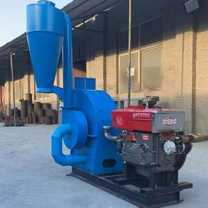 Hochleistungs-Dieselmotor-Hammermühle für Mais- und Getreidemahlen Effiziente Tierfutter-Verarbeitungsanlage - Product Image 2