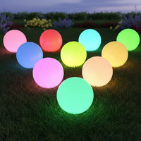 Ballons de Noël gonflables lumineux en PVC avec télécommande LED clignotante, ballons de plage, fournitures pour fêtes de Noël pour enfants, vente en gros