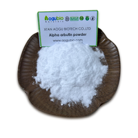 Matériau de qualité cosmétique alpha-arbutine 100% extrait de busserole pur blanchissant la peau alpha arbutine poudre