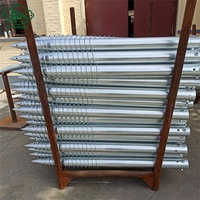 Vis d'ancrage au sol galvanisée à chaud durable pour pergola, maison en bois, système solaire, terrasse