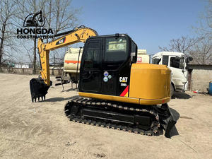 En bon état avec mini-pelle d'occasion 8 tonnes CAT 308E2 Excavatrice sur chenilles Caterpillar Excavatrice d'occasion - Product Image 4