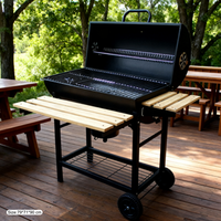 Barbecue à gaz Kamado, Grill de jardin et de piscine, Barbecue extérieur au charbon et au gaz, Machine à barbecue