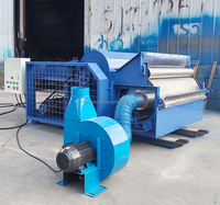 Ouvre-balle de tissu textile Machine déchiqueteuse de tissu déchets fil de laine de polyester vieux tissu coton recyclage fibre Machine d'ouverture