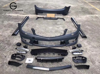 Pare-chocs de voiture pour Mercedes Benz W204 Classe C, kit carrosserie C63 AMG, accessoires extérieurs, jupes latérales, pare-chocs avant, pare-chocs arrière