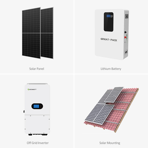 3kw 5kw 10kw <b>Off</b>-<b>Grid</b> <b>Solar</b> Power System/Home <b>Solar</b> <b>Kit</b> 3000W 5000W <b>Solar</b> Power System with RS485 - Product Image 2