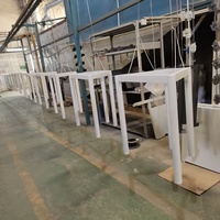 Ensemble de tables de formation modulaires trapézoïdales, bureau collaboratif multi-formes pour salle de classe, bureau, salle de conférence, salle de formation