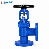 Vanne à soupape manuelle à joint soufflé haute température DN15-300 pour eau, vapeur et huile