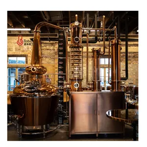 Hot-selling 1000l Vodka Still Distillation 500l Copper Column Alcohol Distiller Distilling Pot Distillation Equipment