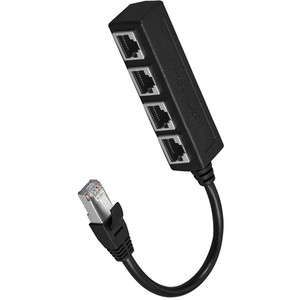 20 см RJ45 1 штекер к 4 гнезду LAN кабель Ethernet сетевой разъем разветвитель Ethernet RJ45 1 в 4 Разъем Удлинительный кабель - Product Image 6
